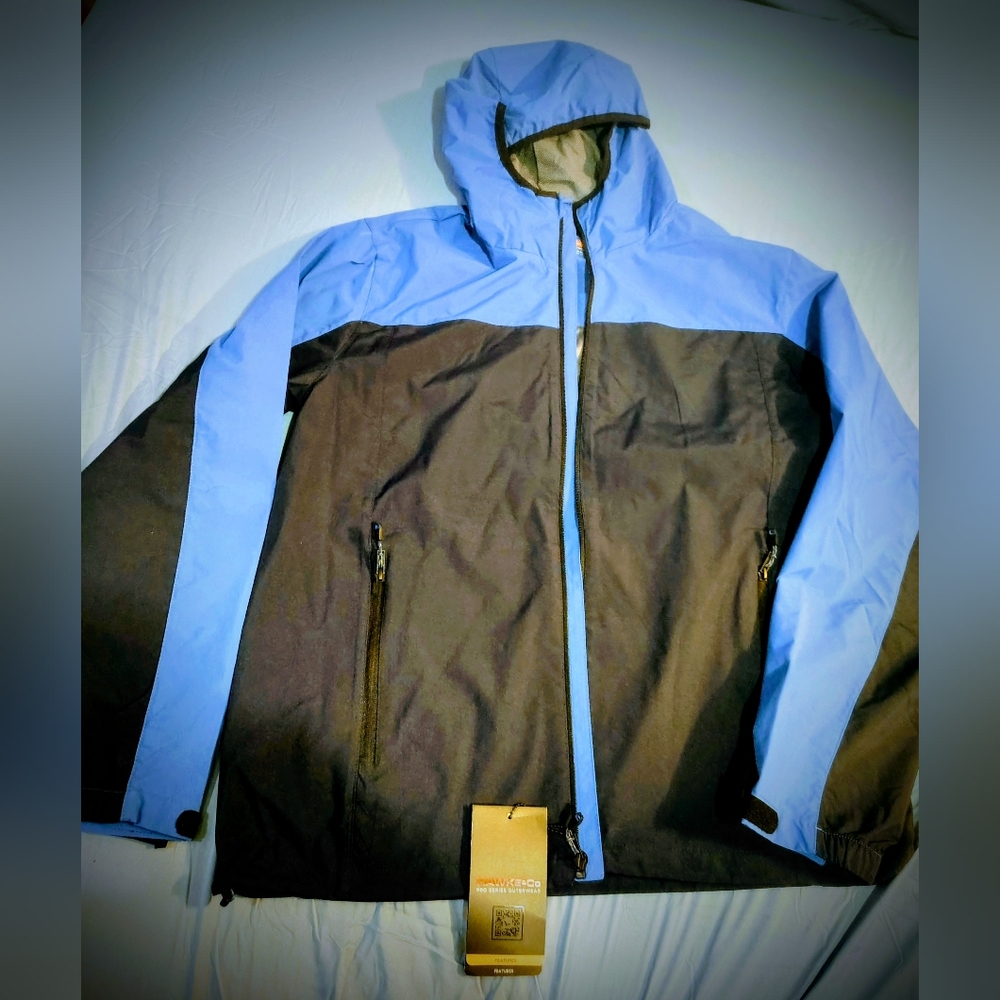 Hawke & Co Blue and Black Windbreaker